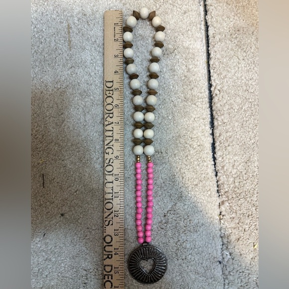 Heart for Haiti Heart Handmade Necklace Macy’s New Jewelry - Picture 7 of 8